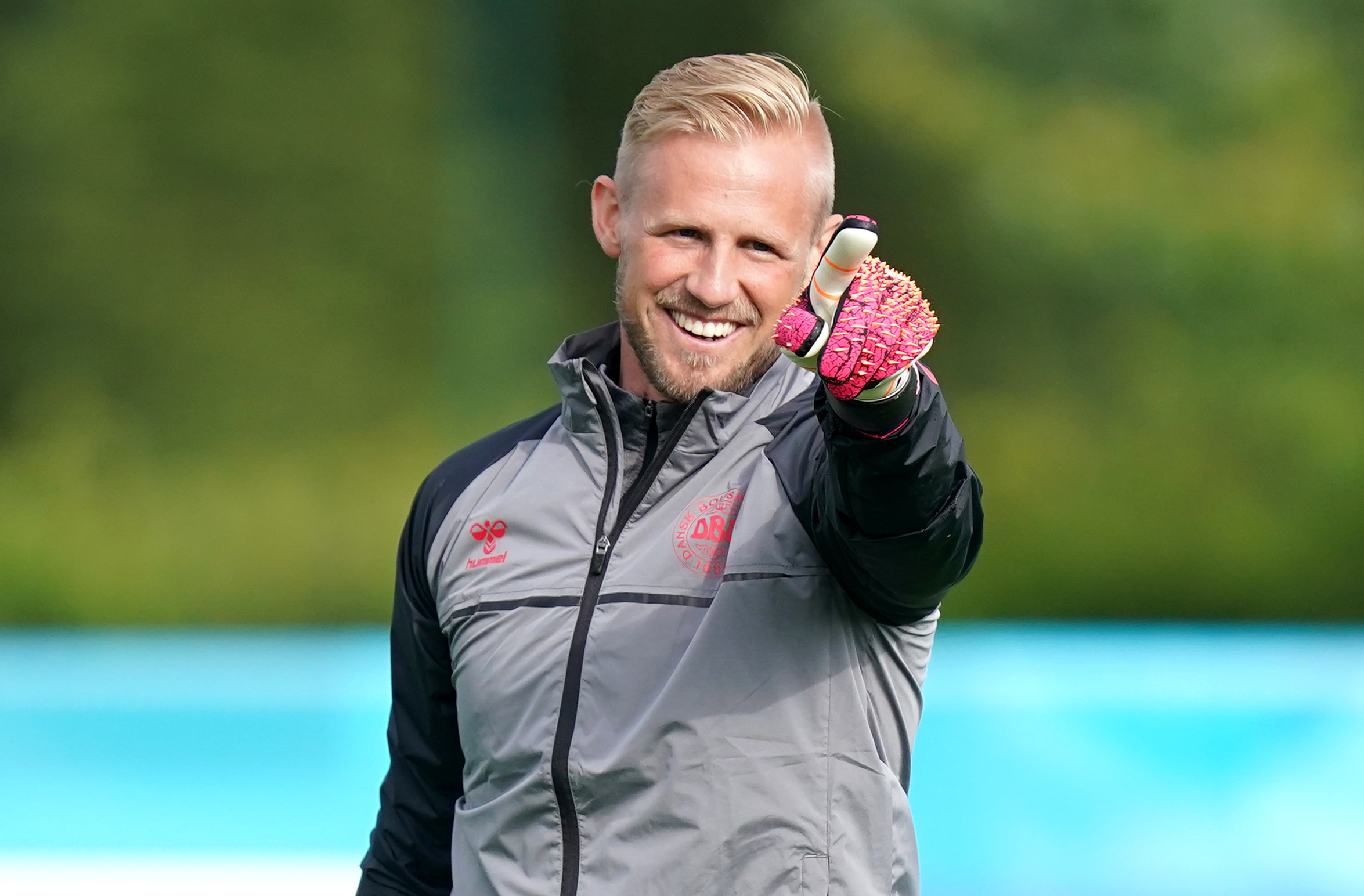 Watch: Kasper Schmeichel savagely slaps down 'It's Coming Home' question as Scots support Denmark vs England