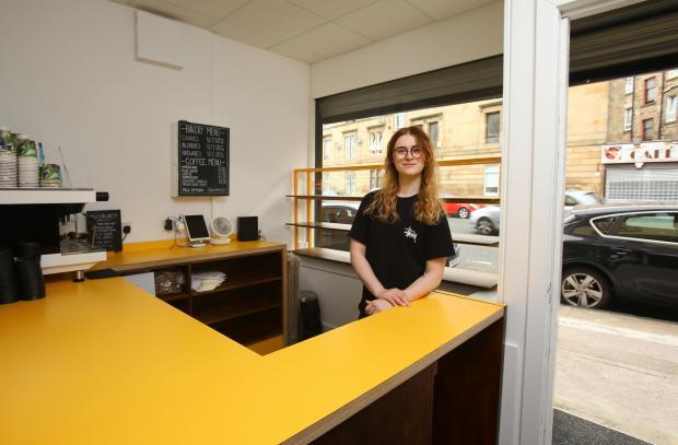 Glasgow Times: Pictured: Jacky in her Haghill shop which opened in July last year