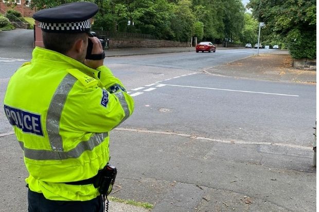 Two drivers caught travelling  at more than 20mph above speed limit on Glasgow's Anniesland Road and Great Western Road