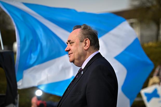 Former first minister Alex Salmond, who now leads the Alba Party.