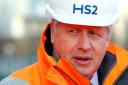 Prime Minister Boris Johnson during a visit to Curzon Street railway station in Birmingham where the HS2 rail project is under construction. PA Photo. Picture date: Tuesday February 11, 2020. The Prime Minister has given HS2 the go ahead, telling the Hous