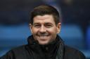 Ex-Rangers boss Steven Gerrard pictured sharing a drink with Hollywood star