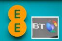 BT and EE customers face price hike from next month. (PA/Canva)