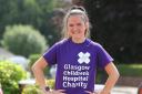 Kerry Duggan, 20, pictured in Clarkston. Kerry is a member of Glasgow University Dance Mania, a group of ten people who are running, cycling 500 miles this summer to raise money for the Glasgow Children's Hospital Charity. .. Photograph by Colin