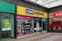 Christopher Williams admitted throwing broken glass at staff members at the Cash Generator store in the Clyde Shopping Centre on May 17