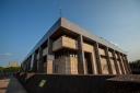 Exterior GV of the Glasgow Sheriff Court, Carlton Place, Glasgow...  Photograph by Colin Mearns.25 August 2021..
