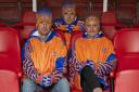 Si Ferry and Open Goal stars model stylish new get-up from Irn-Bru