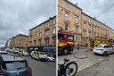 Glasgow residents rushed to hospital after fire in the East End