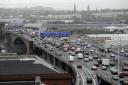 Rush hour crash on M8 motorway at Kingston Bridge sparks gridlock