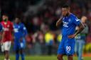 Rangers forward Danilo can't hide his disappointment after defeat to PSV Eindhoven in the Netherlands on Wednesday night