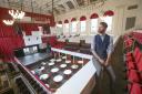 Architect and project lead at renovated Paisley Town Hall Steven Coulson in the building's main hall