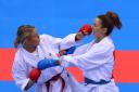 Amy Connell, left, is going for World Championship glory this week
