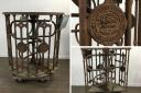 A 100-year-old turnstile from Rangers Ibrox stadium has sold at auction