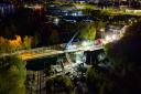 Work to replace railway bridge in Glasgow takes a 'step forward'