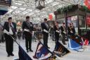 Remembrance Day at Glasgow Central