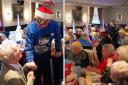 Senior citizens visit to Ibrox for Christmas lunch as ex-Gers stars surprise guests