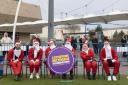 In Pictures: Daredevil Santas tackle bungee jump for a number of charities