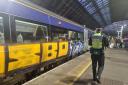 Police spotted at Glasgow Queen Street