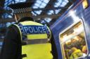 Man 'spotted with knife' at busy railway station