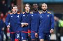 Rangers Kemar Roofe, Abdallah Sima, Fabio Silva and Todd Cantwell