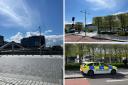 Emergency services spotted at River Clyde as boats search water