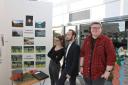 Billie Atkinson, Simon-Peter Maxwell and Patrick Corr, who were involved in the exhibition.