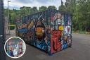 Paisley school pupils learn to graffiti on school grounds