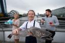SOME OF THE CITYâS TOP RESTAURANTS WILL BE POPPING UP AT THE BBC GOOD FOOD SHOW SCOTLAND AT GLASGOWâS SEC THIS WEEKEND.Pictured  .On the Clyde at The SEC are Ryan James of Two Fat Ladies with a giant hake with Anne Mulhern of The Willow Tea Rooms and Ja