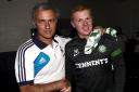 11/08/12LINCOLN FINANCIAL FIELD - PHILADELPHIACeltic manager Neil Lennon (right) shakes hands with Real Madrid counterpart Jose Mourinho as the teams prepare for their glamour friendly match in Philadelphia.