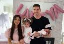 Gers star Kyle Lafferty and wife Vanessa share heartwarming first pictures of beautiful baby girl