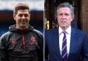 Steven Gerrard joins Aston Villa CEO Christian Purslow for dinner in London
