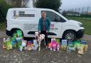 Dog walker Pauline Taylor-McIlwraith has organised for pet food donations to be taken to Ukraine.