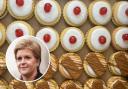 'The best empire biscuit I've ever tasted': Nicola Sturgeon visits vegan West End bakery