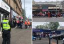 WATCH: Hundreds of excited Rangers fans queue outside Glasgow pubs
