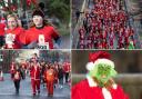 Can you spot yourself? Thousands of runners take part in Glasgow's Santa Dash 2022