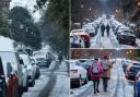 In pictures: Glasgow wakes up to snow after amber weather warning issued