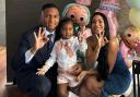 Alfredo Morelos all-smiles for family celebration after Rangers defeat Celtic
