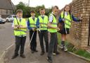 Pupils from St Paul’s Primary School and Wellshot Primary joined in the litter pick