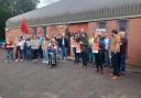 Campaigners at Ruchill Community Centre