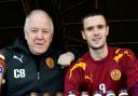 Craig Brown and Jamie Murphy at Motherwell