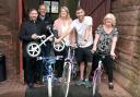 Free recycled bikes are being offered to families in North Lanarkshire.