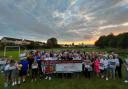 Residents gathered at Swinton Recreational Park in Glasgow