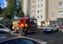 Firefighters at Kingsway Court