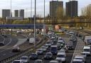 Traffic chaos as motorway near Glasgow Airport CLOSED due to fire