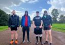[Left to right]: David Clark, Frazer Johnstone, Jay Cruz-Semple, and Steve Koepplinger who are members of the newly-formed Knightswood Harriers