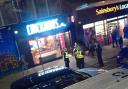 Two people arrested following disturbance in shop
