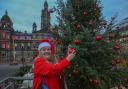 Glasgow's Lord Provost hangs final bauble on George Square Christmas tree