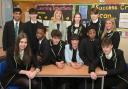 Pupils and staff at Our Lady's High in Cumbernauld