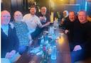 'Monday club': Two Doors Down stars reunite at swanky Glasgow steak restaurant