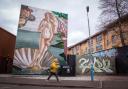 The mural has been set up in the city’s west end, in collaboration with mural artist Smug and Yardworks, a globally recognised street and graffiti programme at SWG3